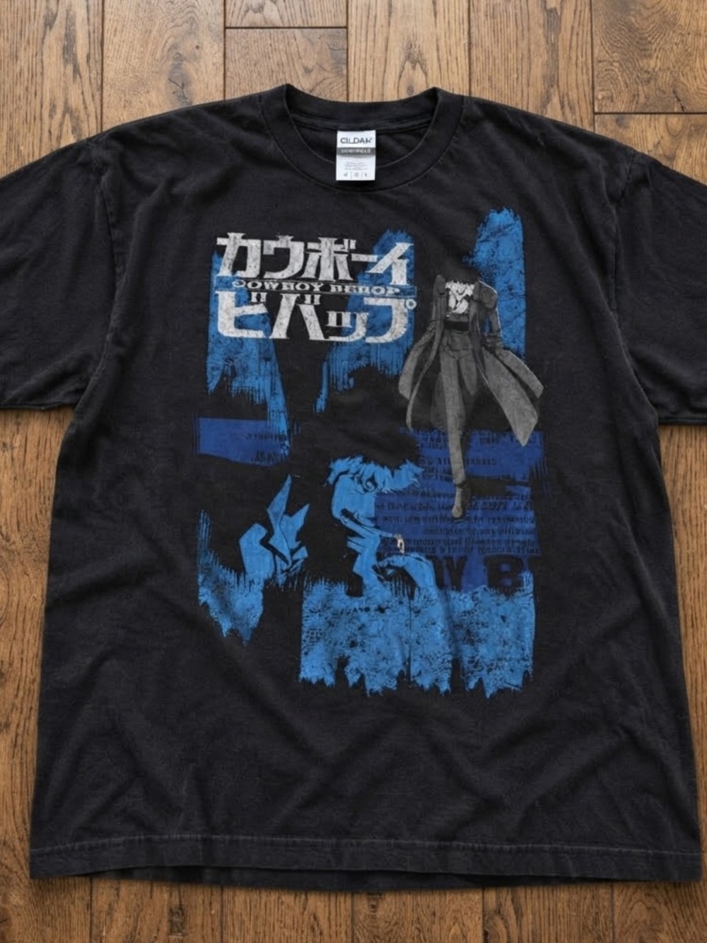 Gildan Black Cowboy Bebop Graphic Tee